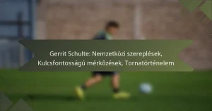 Gerrit Schulte: Nemzetközi szereplések, Kulcsfontosságú mérkőzések, Tornatörténelem